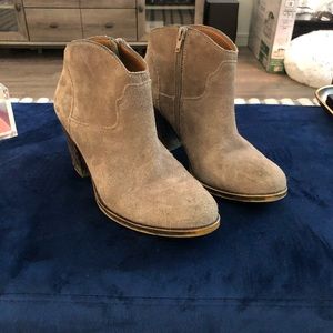Lucky brand heeled booties
